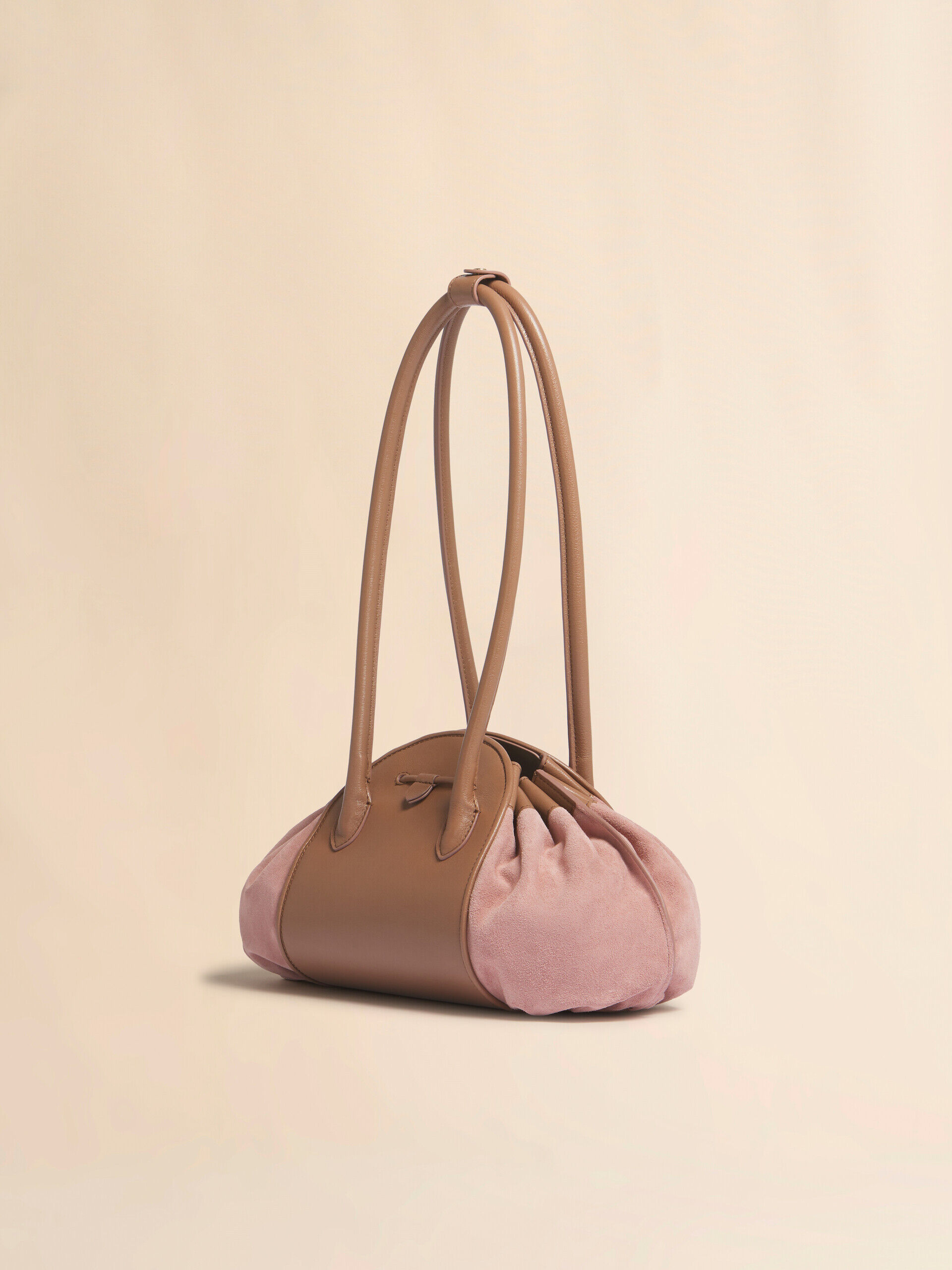 ピンク レザー＆スエード製 Tulipea ショルダーバッグ | Marni