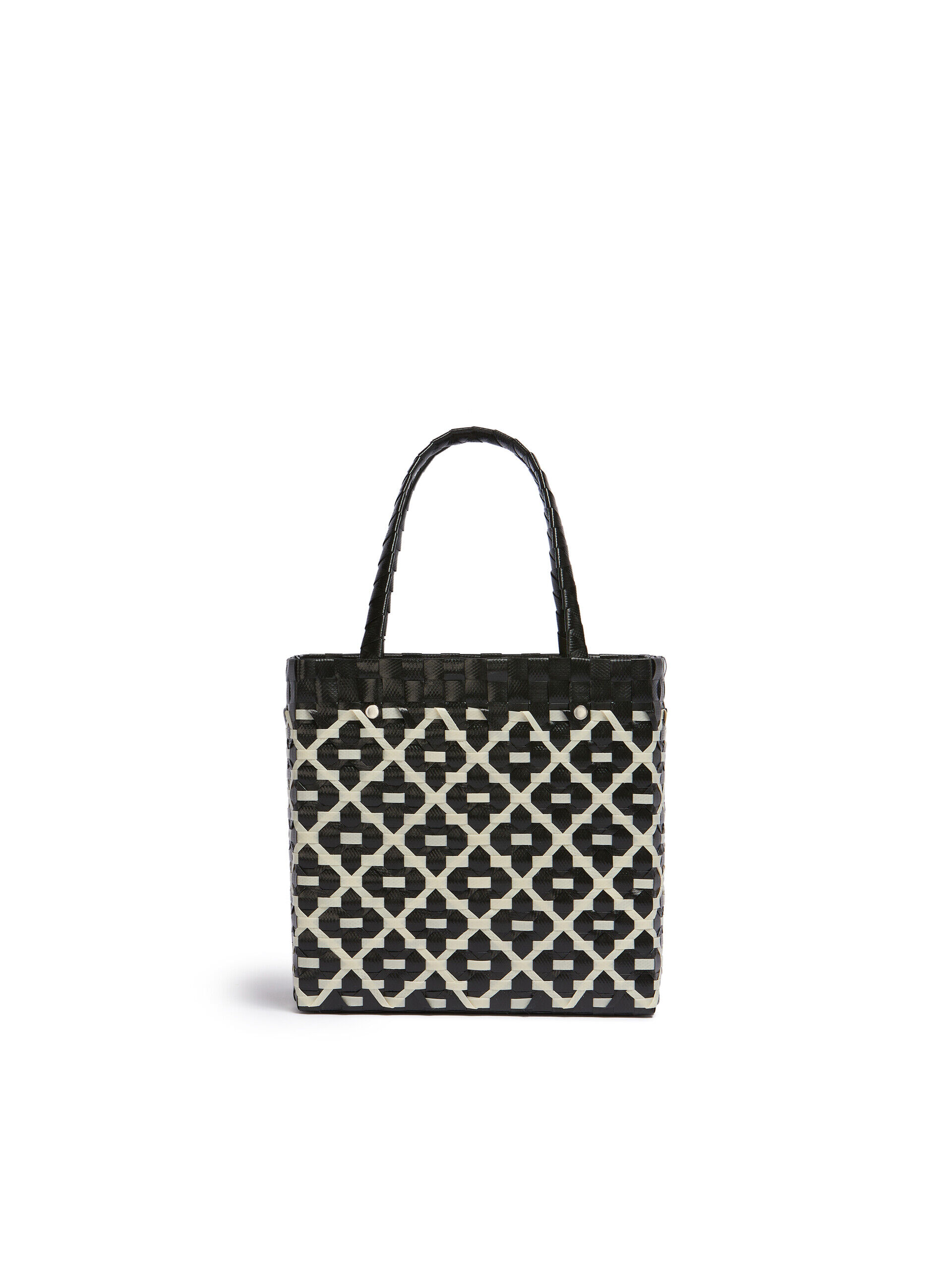 ブラック MARNI MARKET Criss-Cross ミニ バスケットバッグ | Marni