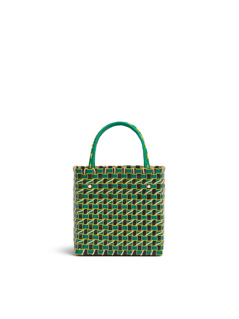Brown Marni Market Diagonal Cable Mini Basket Bag - Shopping Bags - Image 3