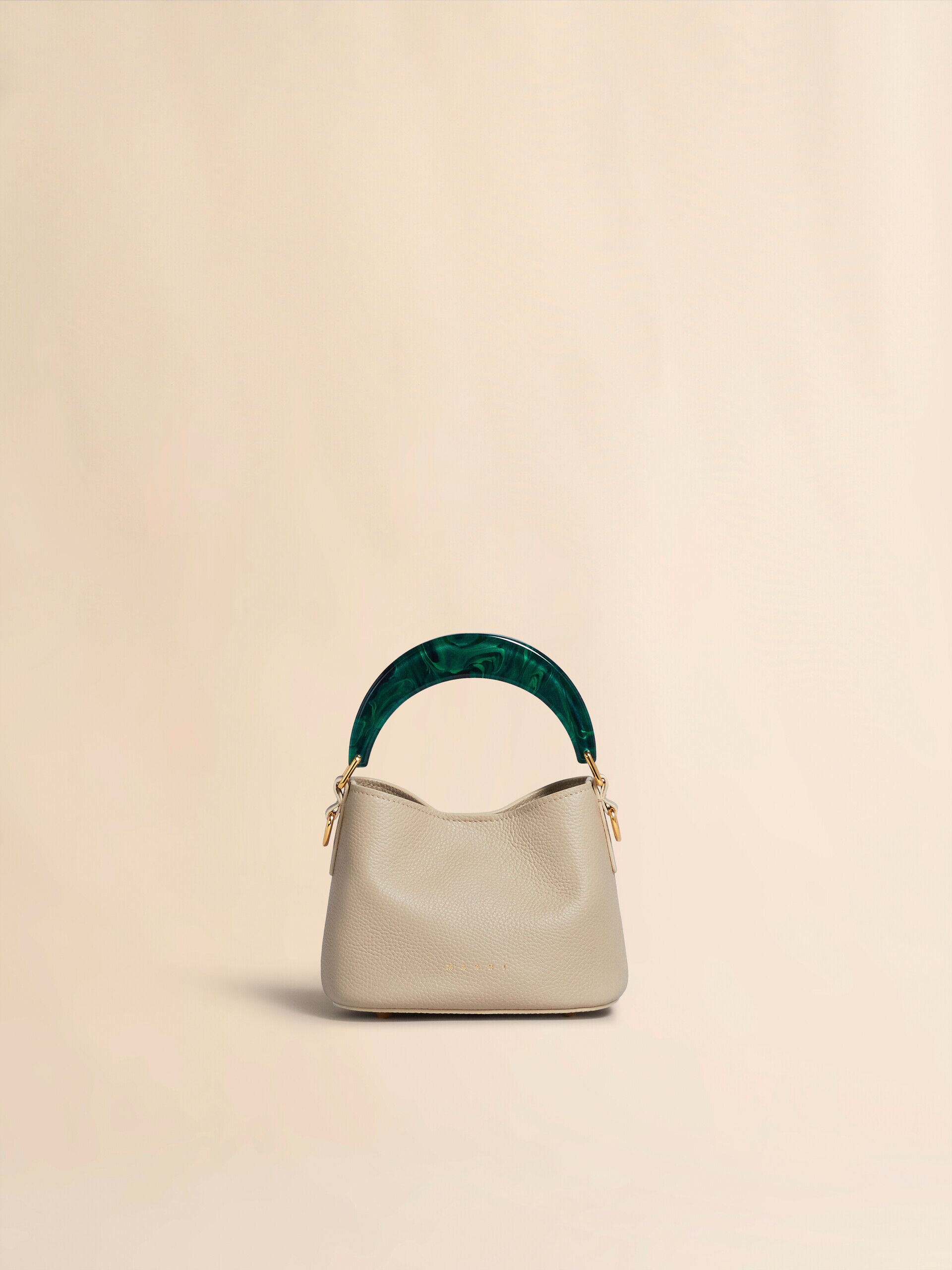 MARNI マルニ レザー VENICE ミディアムバッグ ベージュ レザー製Veniceミディアムバッグ | Marni