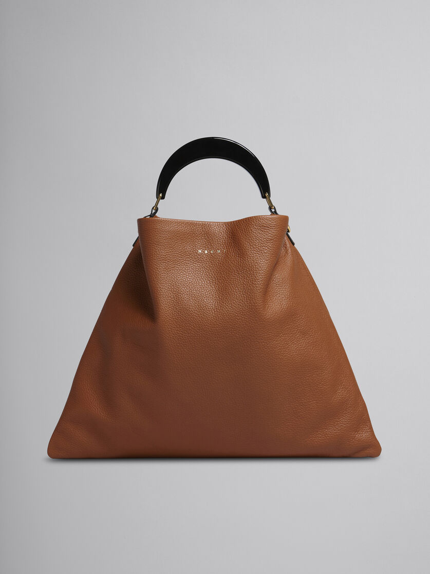 Venice Medium Bag in black leather - Shoulder Bags - Image 1