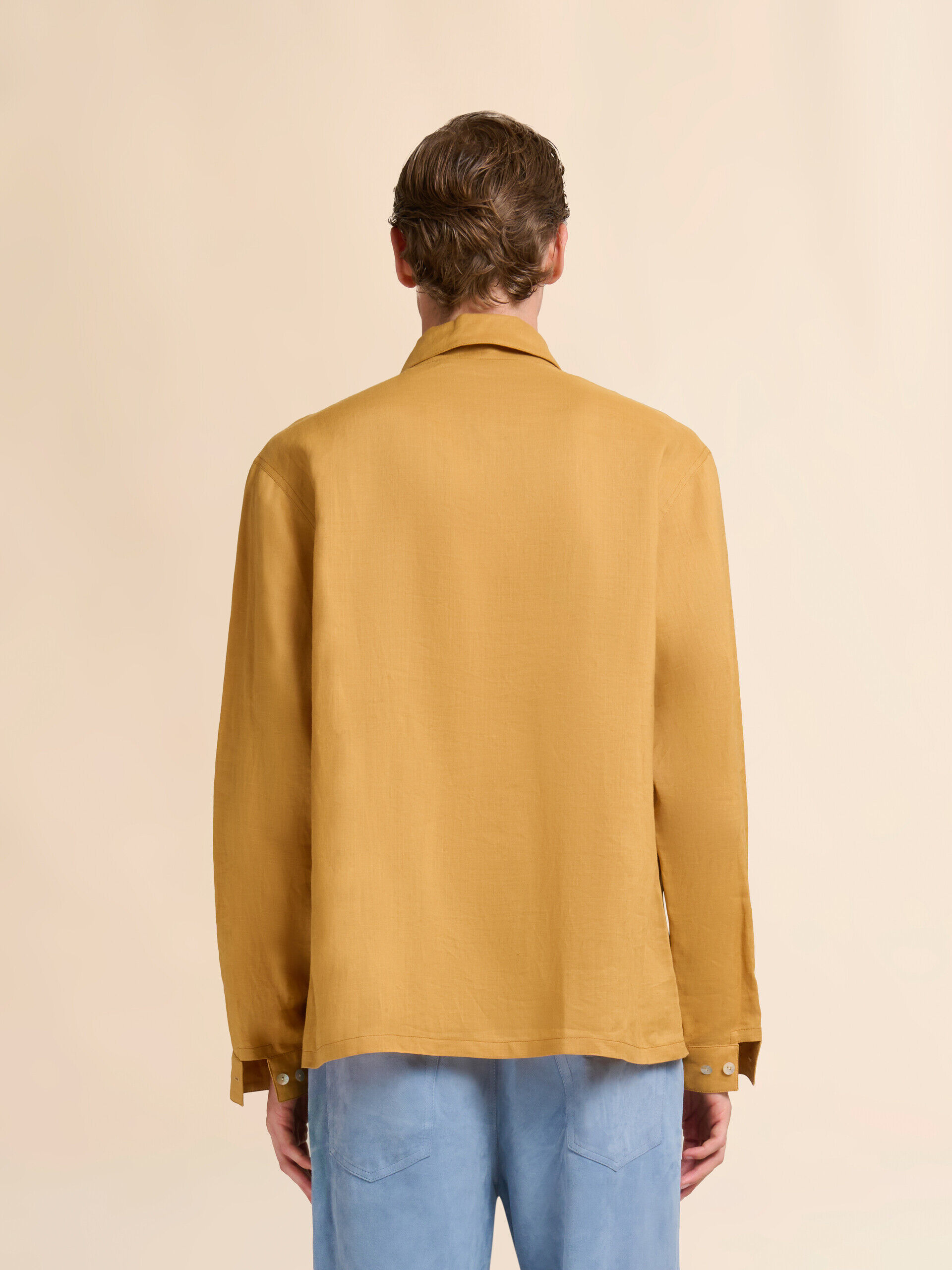 Marni Wavesロゴ入り イエロー ラミージップシャツ | Marni