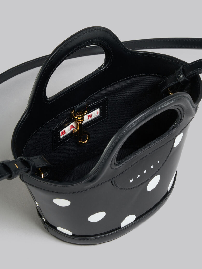 Black and white polka-dot patent leather Tropicalia Micro Bag - Handbag - Image 4