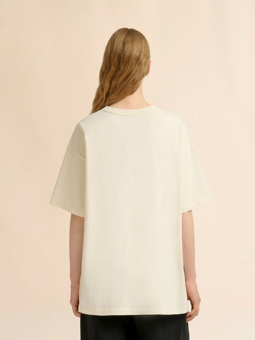 Marni + Madhappy cream cotton T-shirt with heart guys print - Shirts