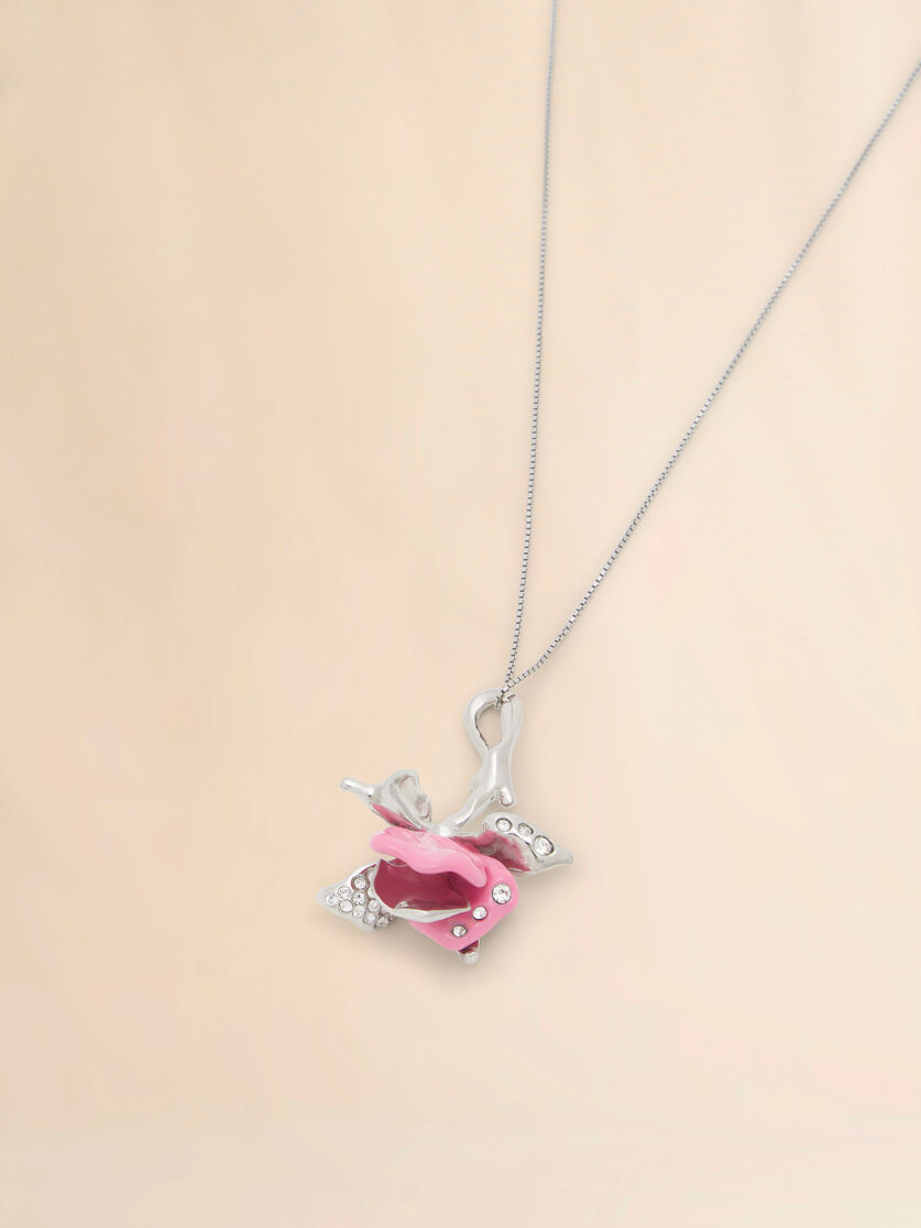 Silver tulip necklace - Necklaces - Image 3