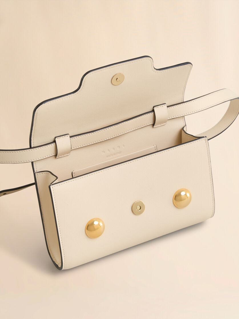 Light brown leather Trunkaroo clutch - Pochettes - Image 3