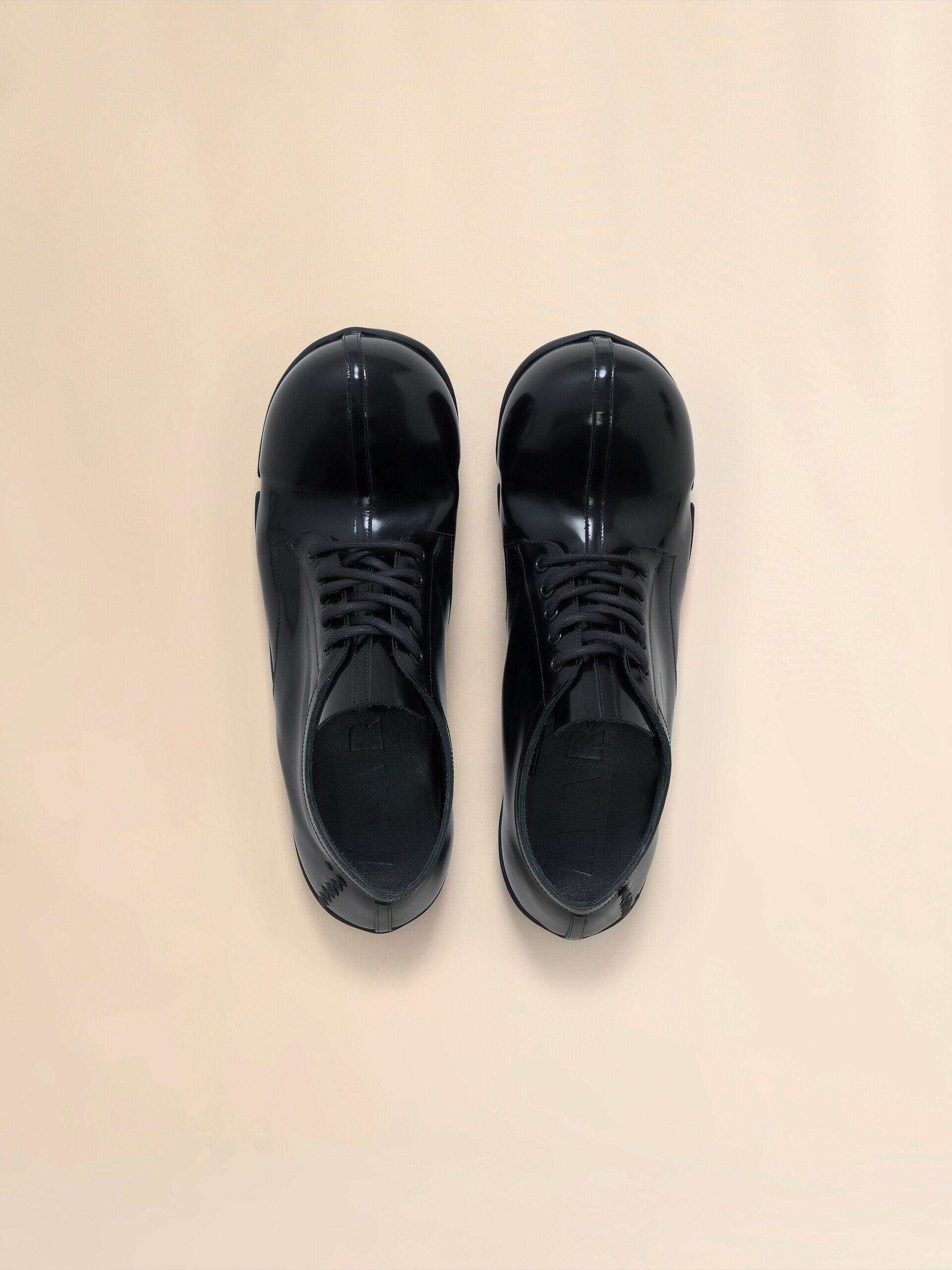 スニーカー MARNI Laced Up Sneakers - Marni - Leather - Black Black nappa leather Pablo lace-up sneaker | Marni