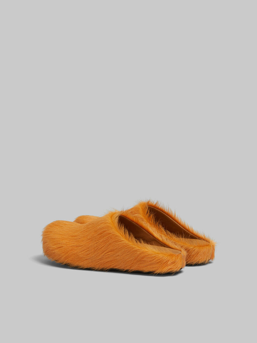 Blaue Fußbett-Sandale aus Kalbsfell - Holzschuhe - Image 3