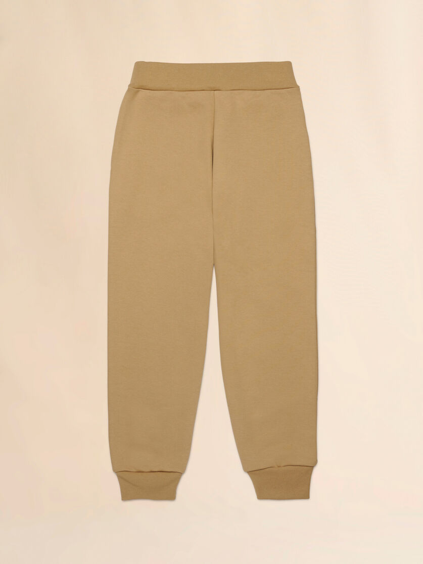 Black cotton joggers with Marni print - Pants - Image 2