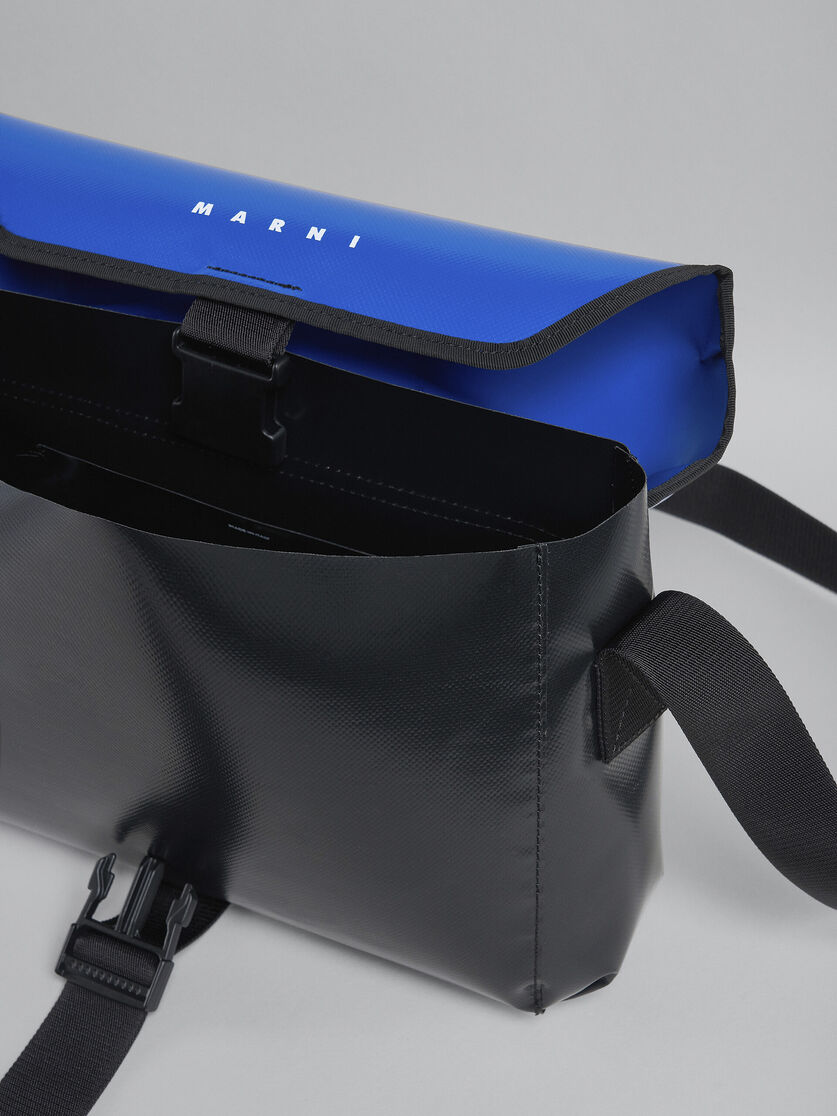Blue and black TRIBECA messenger bag - Shoulder Bags - Image 4