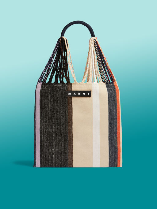 ナイトブルー MARNI MARKET HAMMOCK BAG - ハンドバッグ