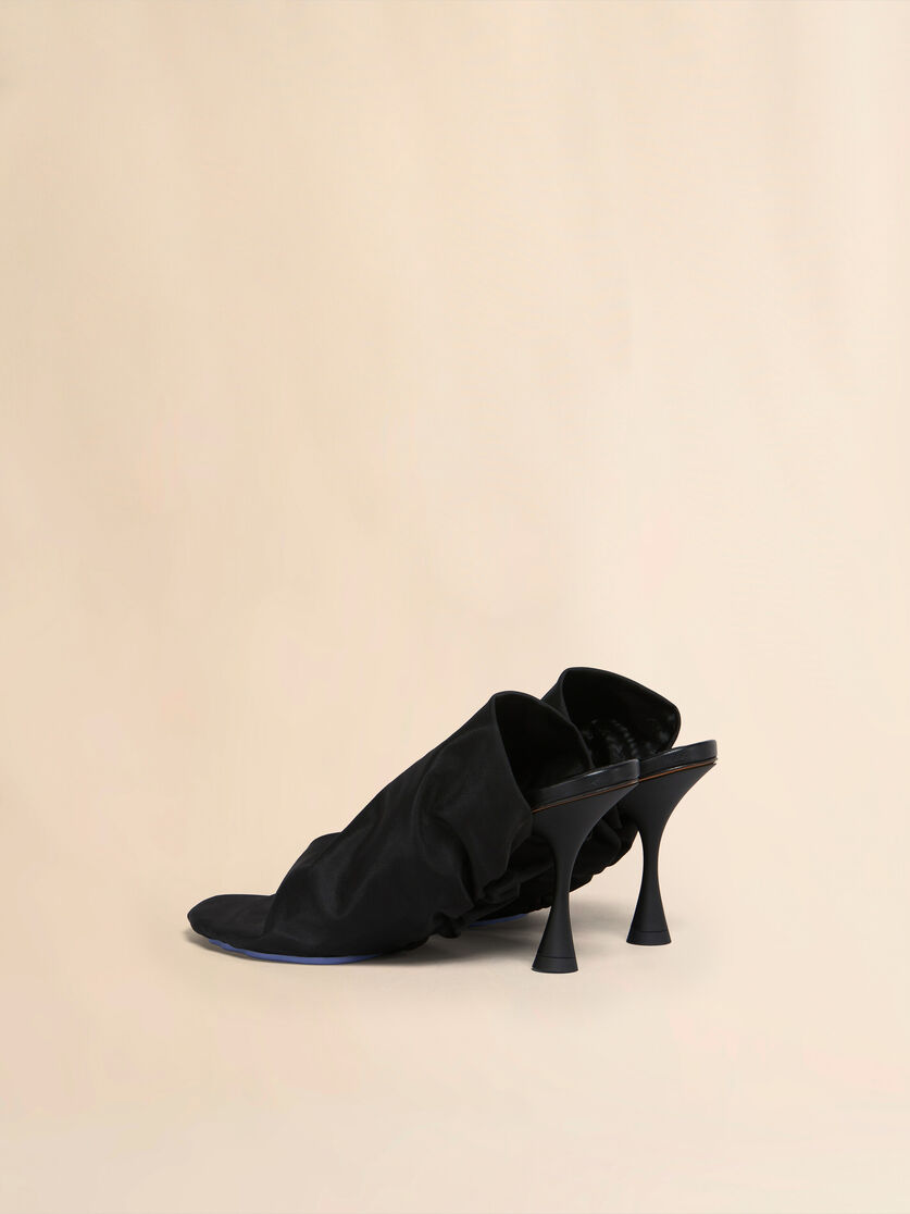 Black stretch-tulle Moonlight sandal - Sandals - Image 3