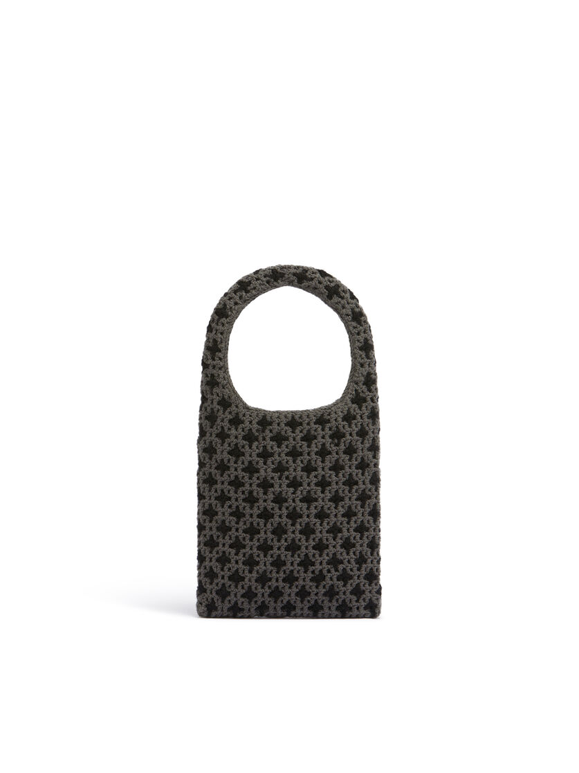 レッド MARNI MARKET リバーシブルニット ミニバッグ - ショッピングバッグ - Image 3