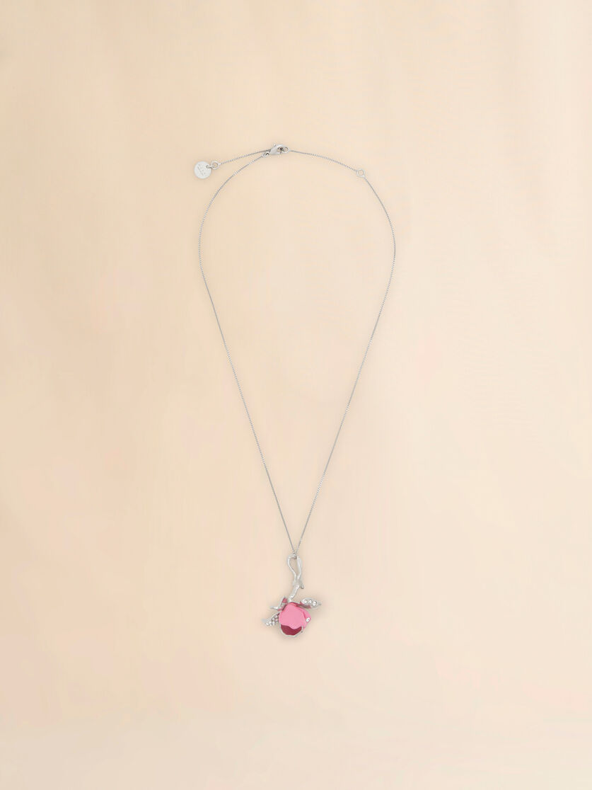 Silver tulip necklace - Necklaces - Image 1