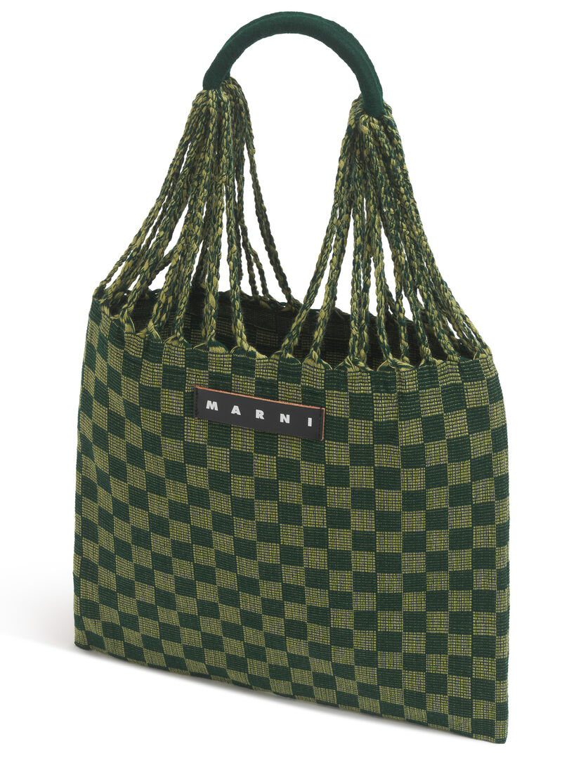 ホワイト MARNI MARKET CHECKERBOARD HAMMOCK BAG - ショッピングバッグ - Image 4