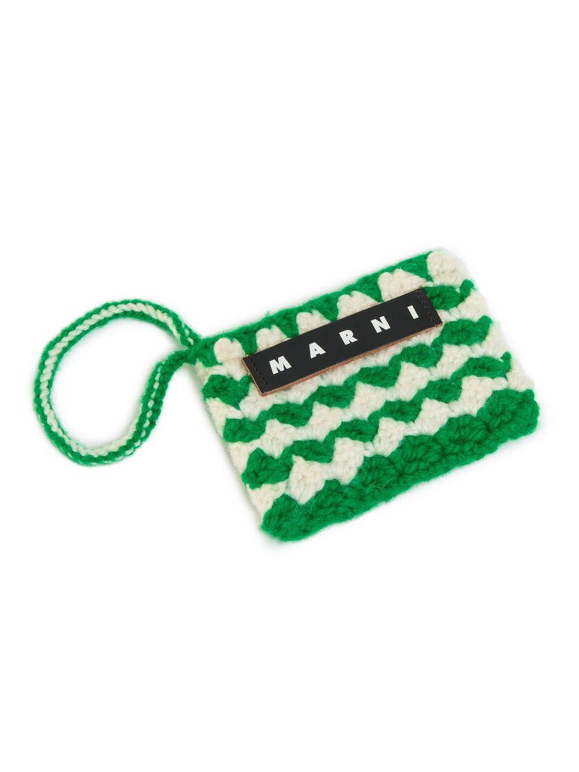 ブラック クロシェ Marni Market Chessboard ミニポーチ - ファッション小物 - Image 3