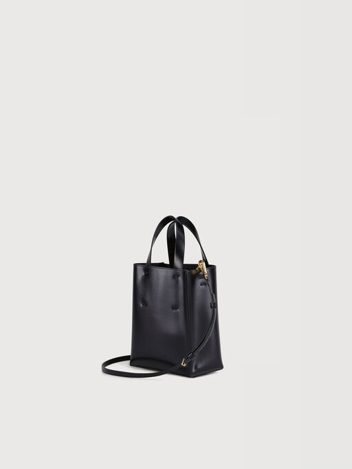 Museo Bag Mini de piel negra - Bolsos shopper