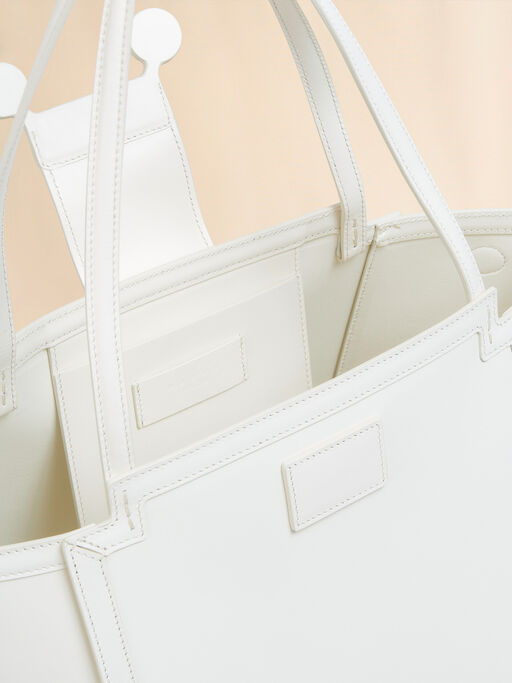 White leather Mini Riviera Bag - Handbags