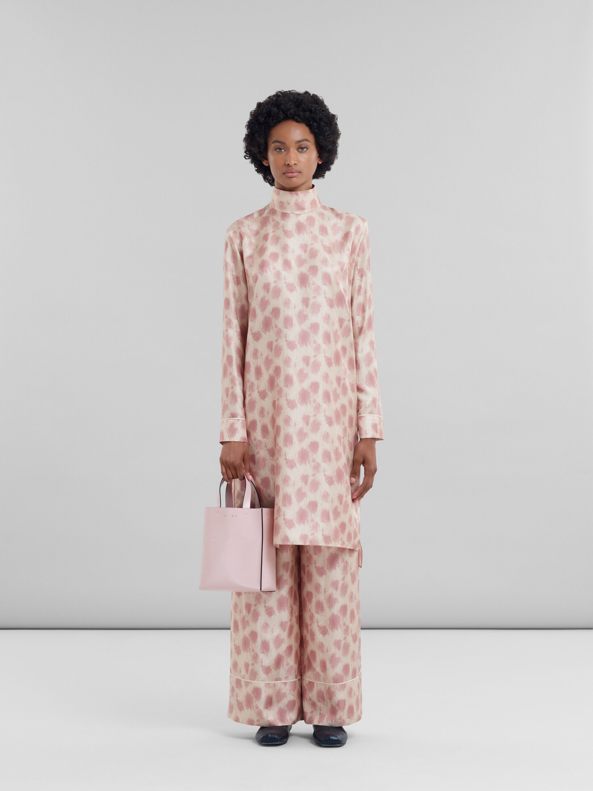 ライトピンク レザー製 Museoミニバッグ | Marni