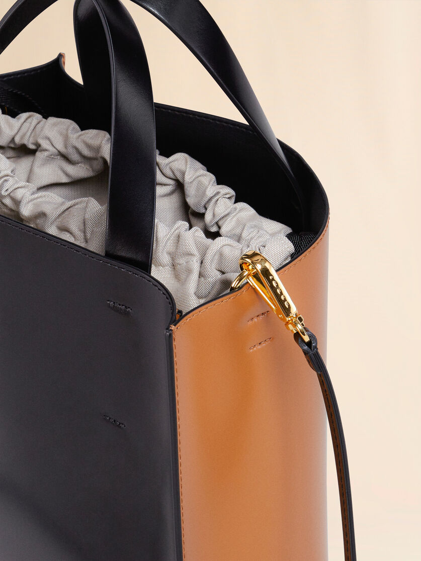 MUSEO small bag in shiny smooth calfskin - Shopping Bags - Image 4