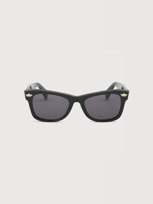 Black acetate sunglasses - Optical