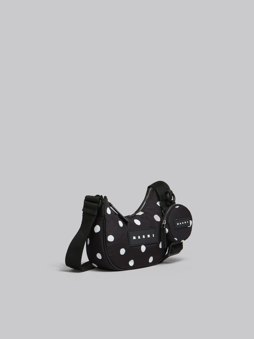 Black polka-dot Puff hobo small bag - Shoulder Bags - Image 6
