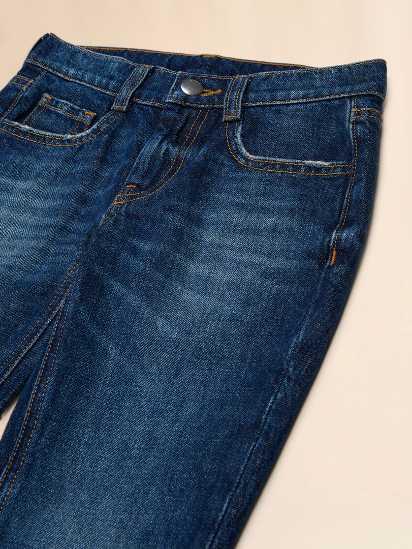 Blue denim 5-pocket jeans - Pants - Image 3
