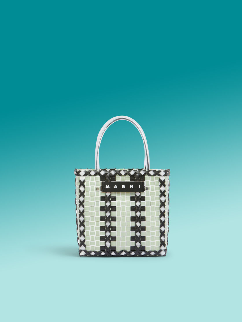 ブルー MARNI MARKET コントラストトリム バスケットバッグ - ショッピングバッグ - Image 1