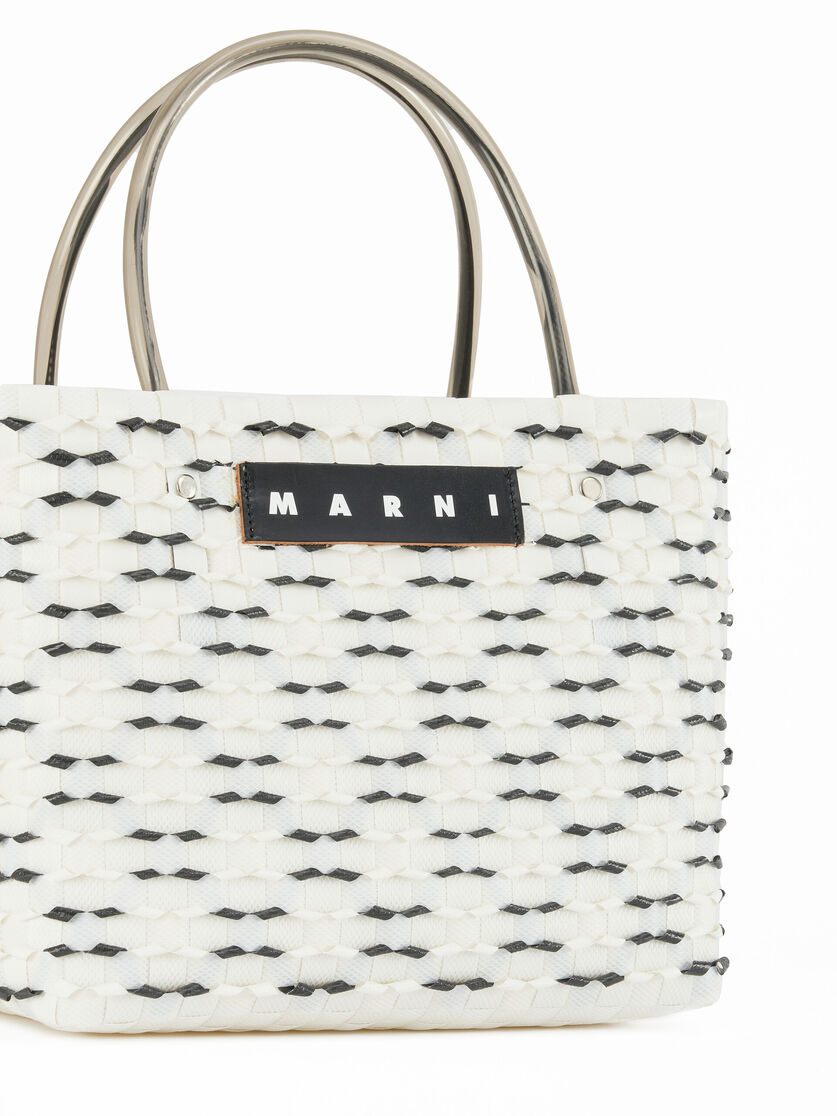 White twisted MARNI MARKET tote bag - Shopping Bags - Image 4