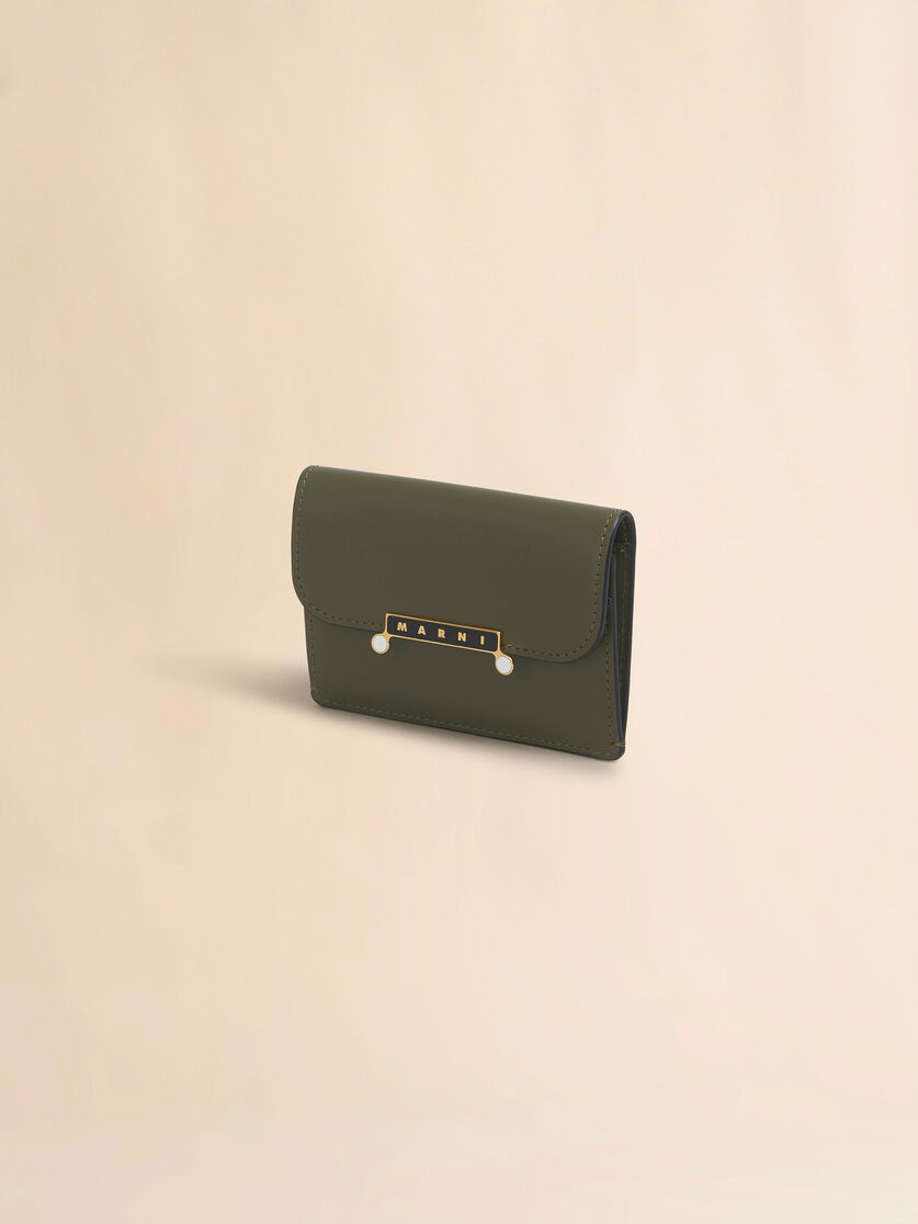 ブラウン レザー製 Envelope カードホルダー - 財布 - Image 4