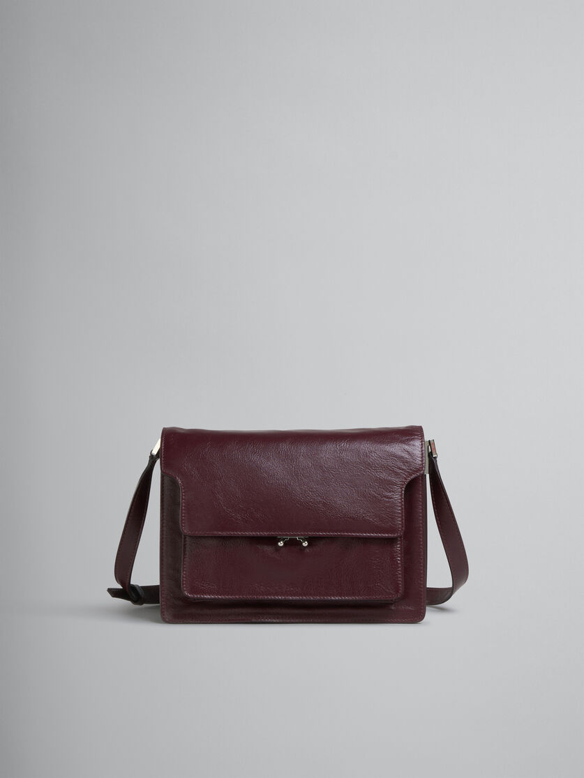 Große Tasche Trunk Soft aus Leder in Rot | Marni