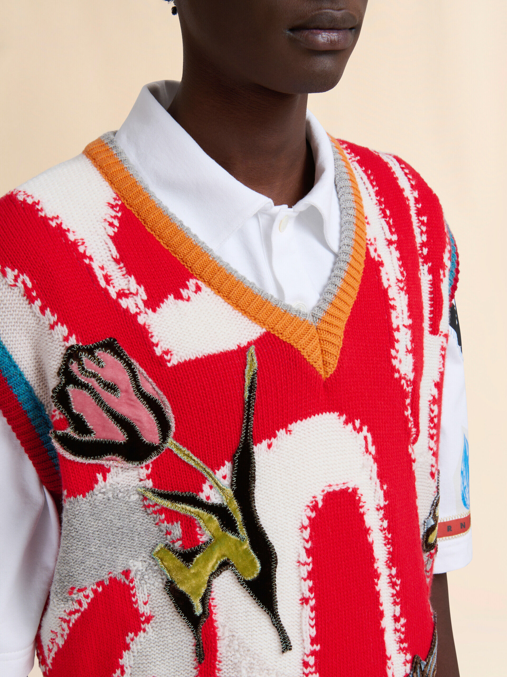 マルチカラー ウール製ジャンパー | Marni