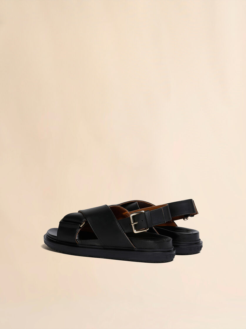 Brown leather Fussbett - Sandals - Image 3