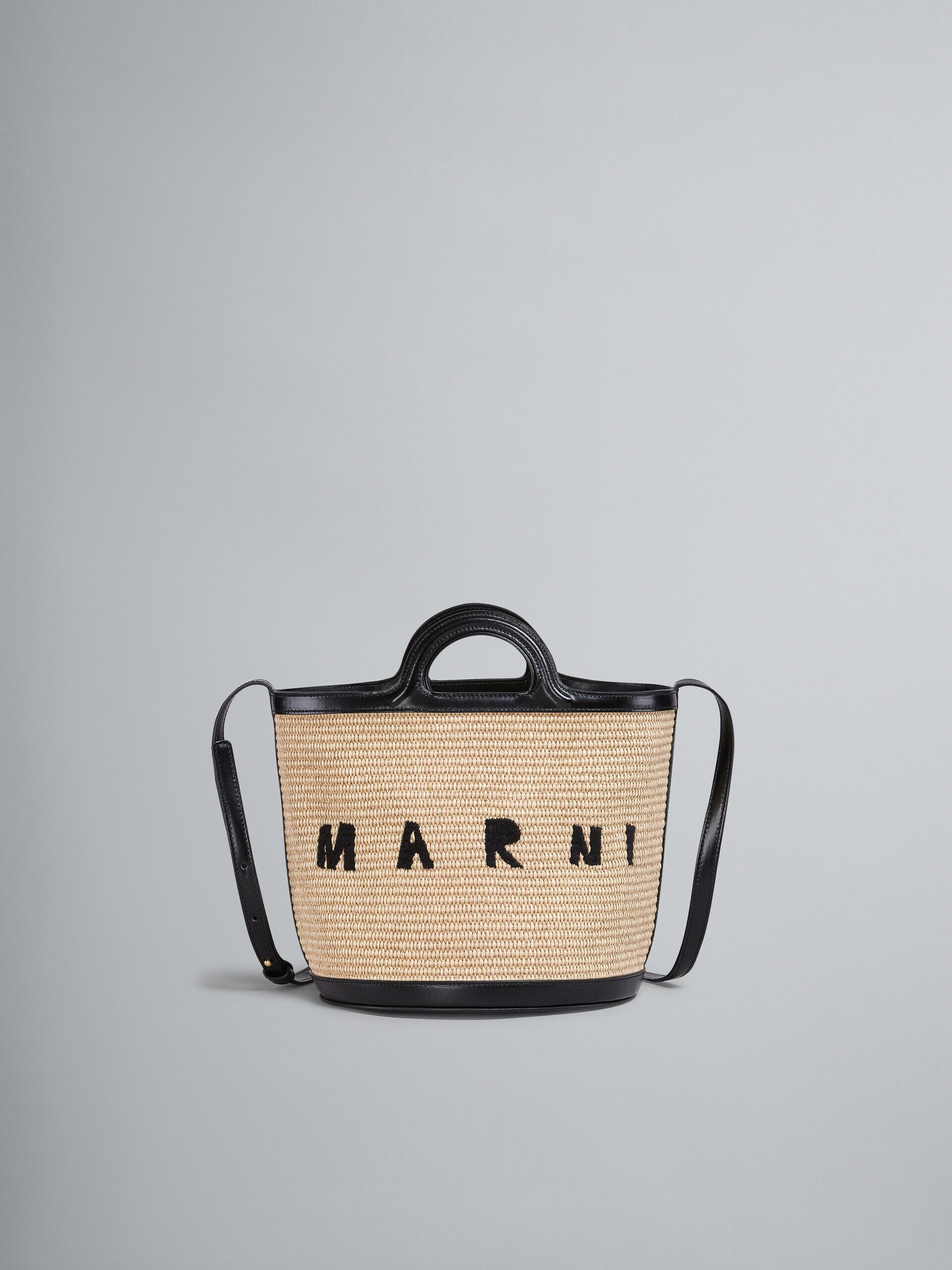 サンドストーム×ブラック TROPICALIA small bucket bag | Marni