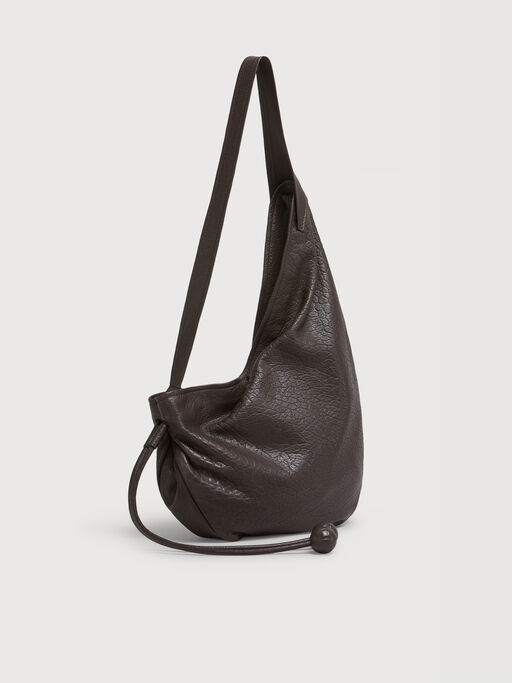 Small brown nappa Hobo bag - Shoulder Bag