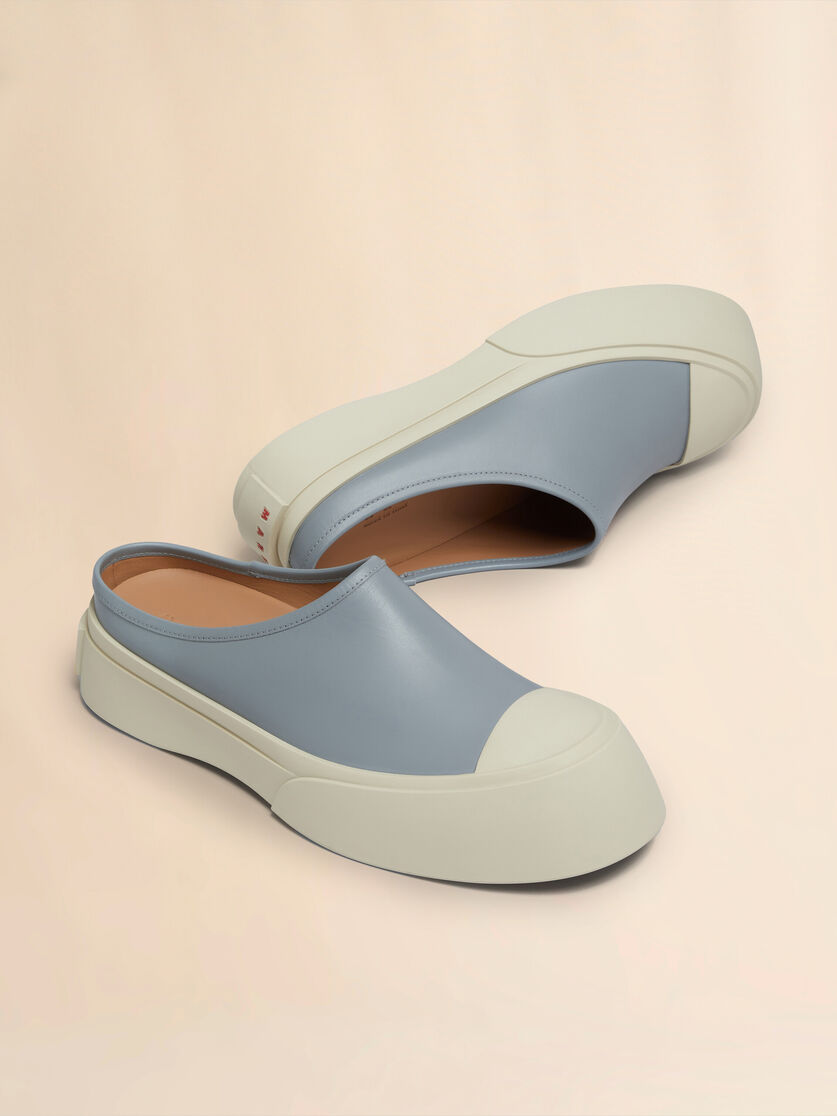 Grey leather Pablo sabot - Sneakers - Image 5