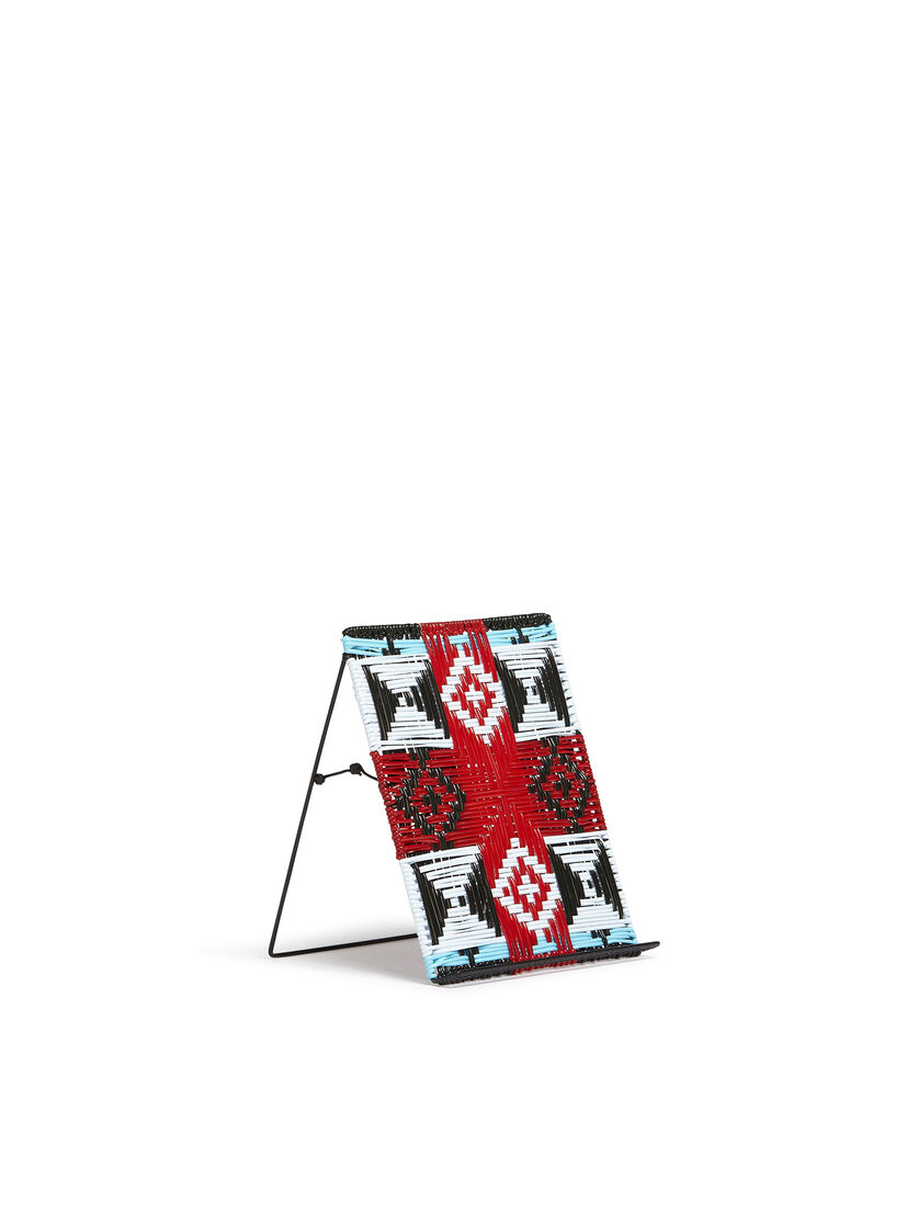 MARNI MARKET multicolor red woven iPad stand - Furniture - Image 2
