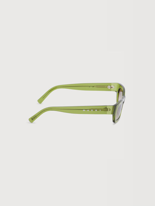 Clear green Haicli sunglasses - Optical