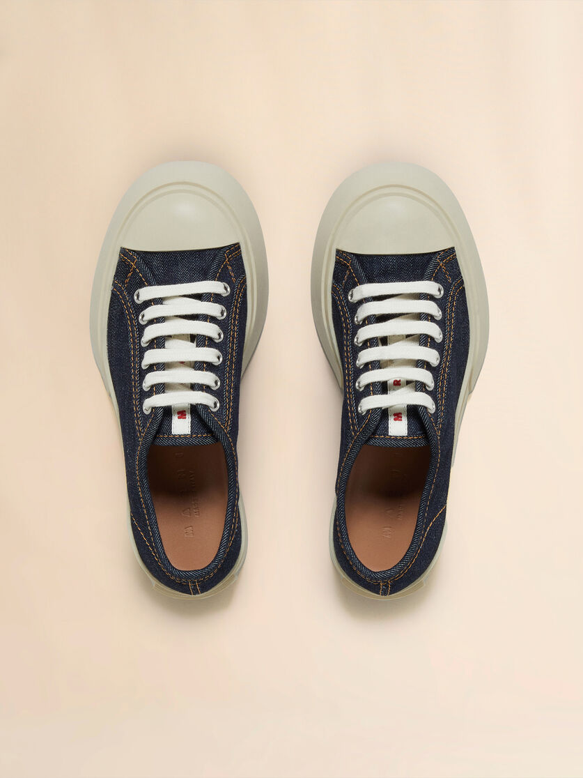 Blue denim Pablo lace-up sneaker - Sneakers - Image 4