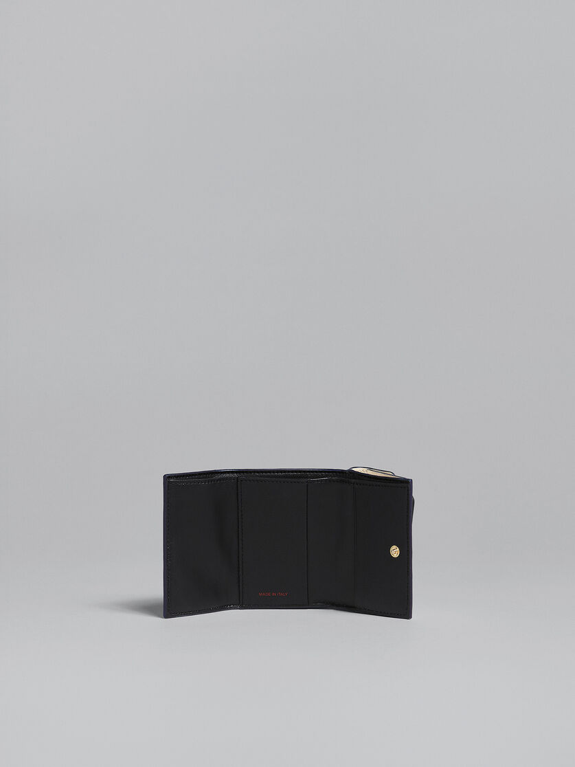 ホワイト サフィアーノレザー三つ折りウォレット | Marni