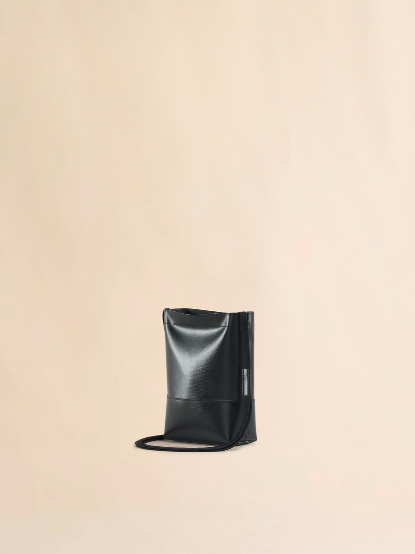 Hellblaue Umhängetasche mit Schnürsenkel-Riemen - Schultertaschen - Image 3