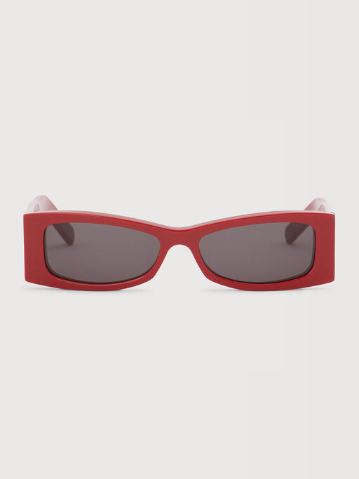Occhiali da sole Zokoa in acetato rosso - Occhiali da sole