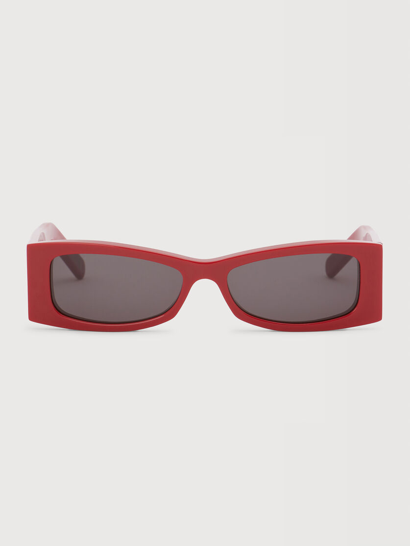 Red acetate Zokoa sunglasses, Image 1