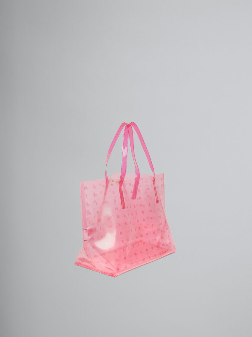 Pink bag with allover logo print - Bags - Image 3