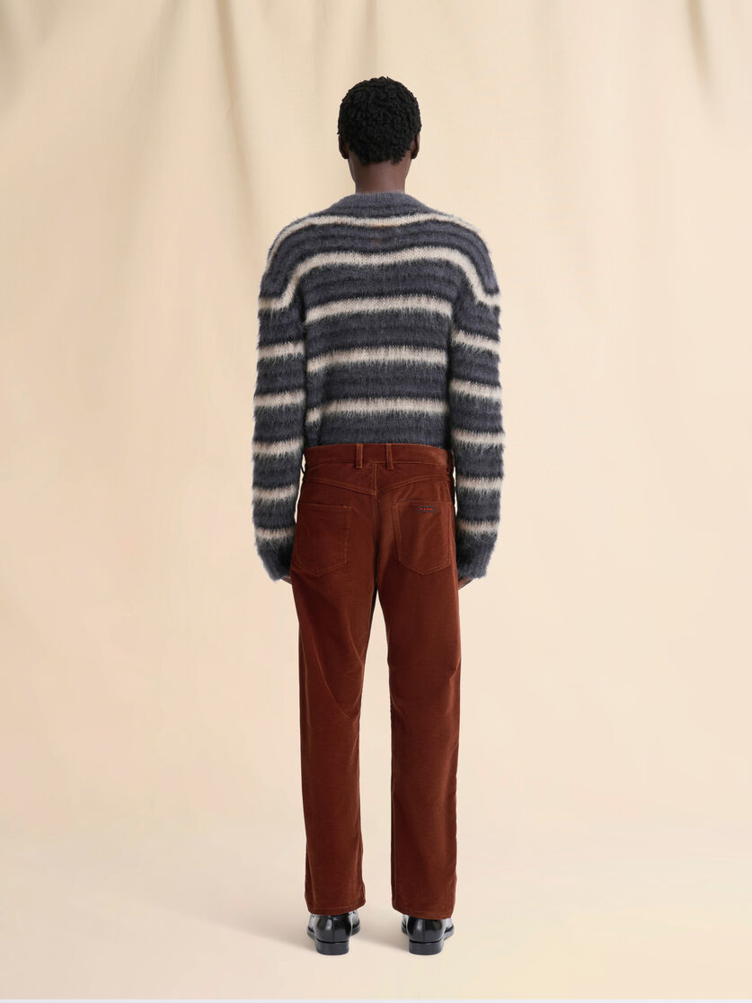 Brown corduroy trousers with Trunkaroo logo - Pants - Image 3
