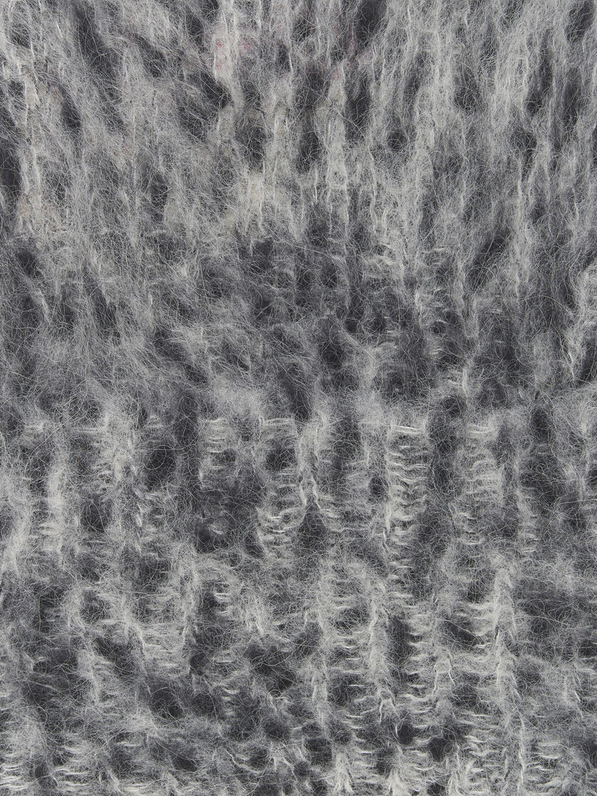 Grey alpaca-blend beanie, Image 2