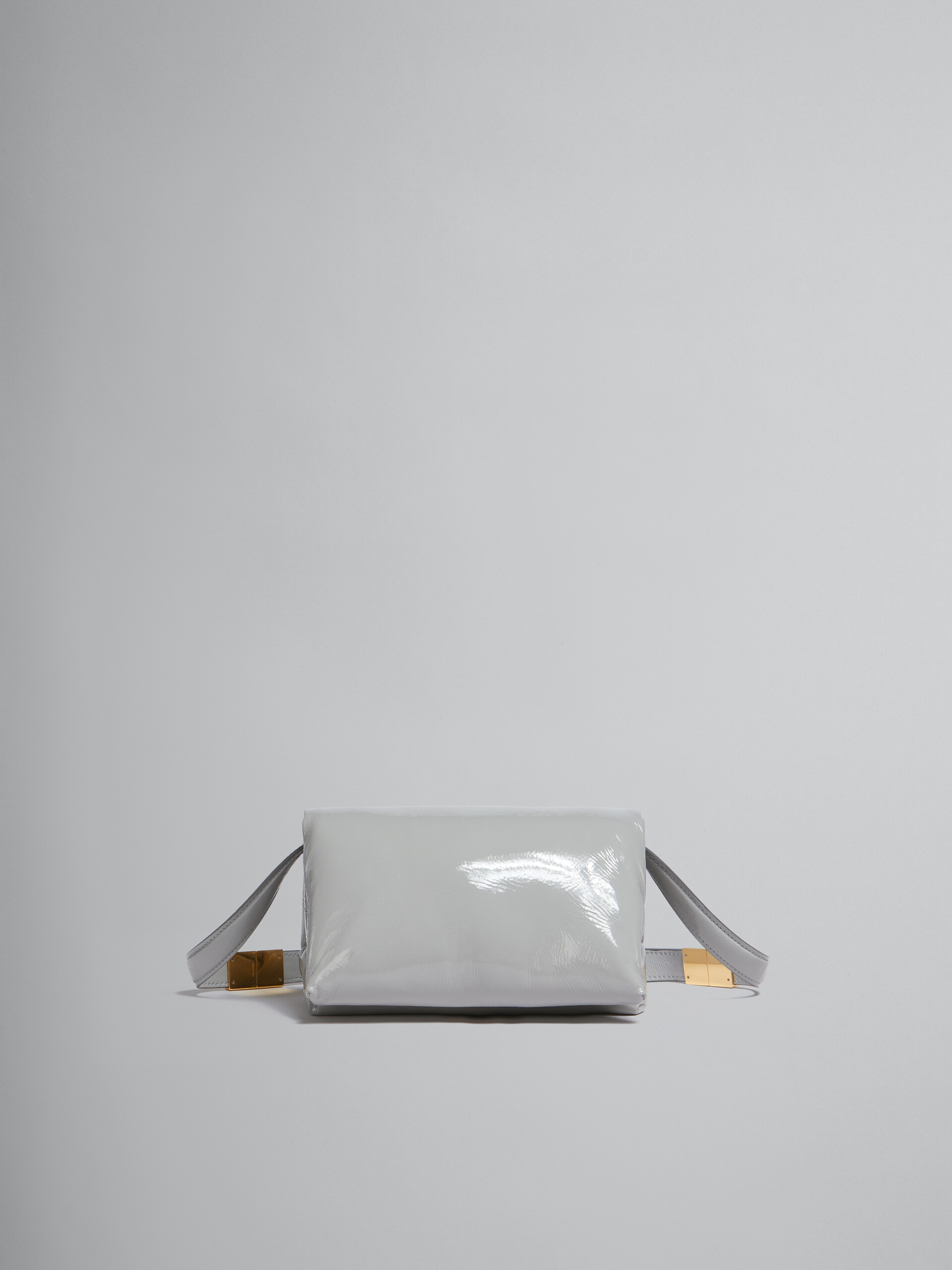 Small grey patent Prisma bag - Shoulder Bag - Image 1