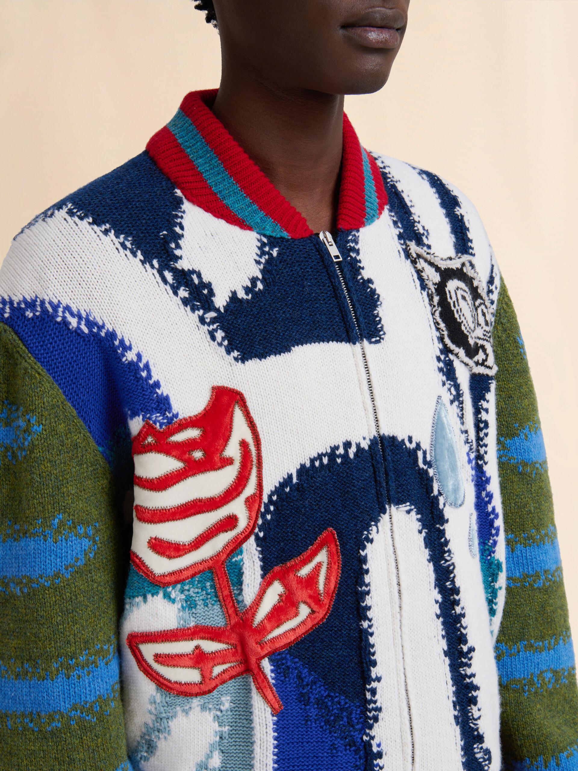 Multicolour wool cardigan - Pullovers - Image 4