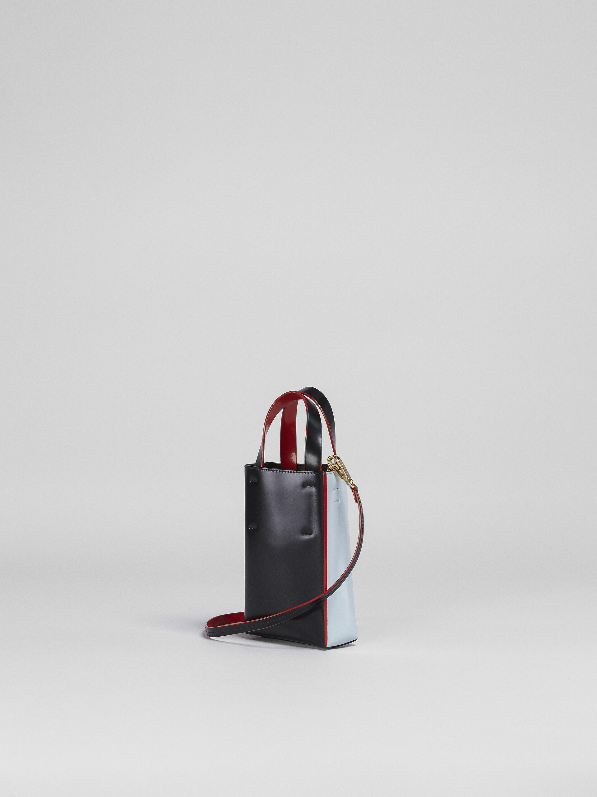 Tiger polished leather nano MUSEO bag - Shopping Bags - Image 3
