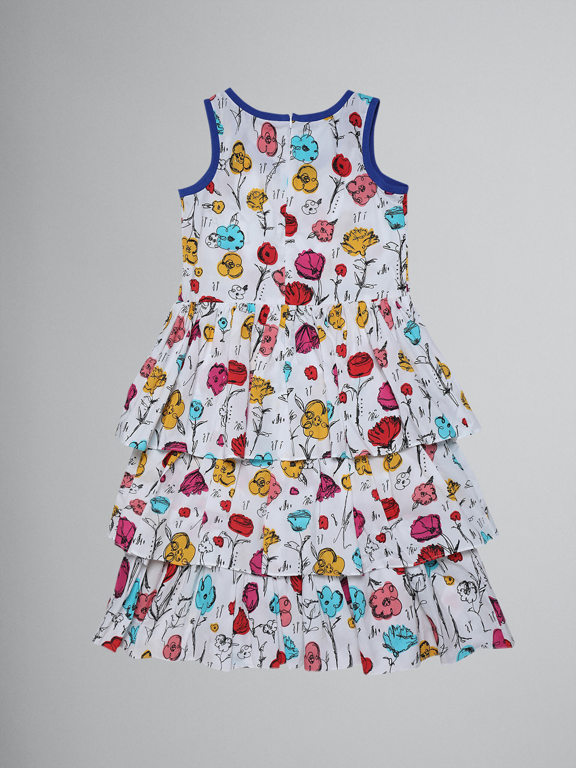 Prato print cotton poplin dress - Dresses - Image 2